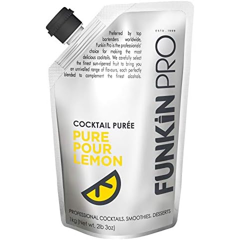 Funkin Pure Pour Lemon Juice 100% Real Lemon Juice No Additives Preservatives Or Sweeteners | Like Fresh Squeezed For Cocktails, Drinks, Smoothies, Cooking 2.2 lbs Cover
