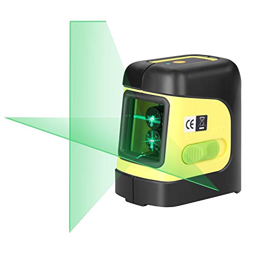 Firecore F112G Nivel láser de línea verde cruz con soporte magnético