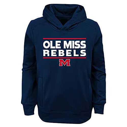 Outerstuff NCAA Boys Youth (8-20) Replen Performance Hoodie, Mississippi Rebels, Large (14-16)