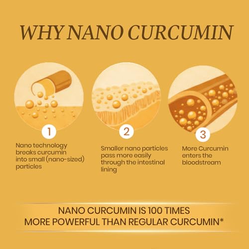 Image of Vlado's Himalayan Organics Curcumin 1600mg+ | Extra-Pure Nano Curcumin Capsules with 95% Curcuminoids | Turmeric & Piperine | Joint Support Supplement for Men & Women - 60 Capsules