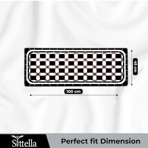 Image of SITTELLA Geometric Print Kitchen Floor Mat 45x100 CM