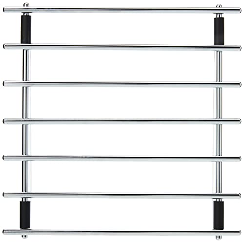 Swift Salvamanteles Cuadrado Cromado, Cromo, Plateado, 25
