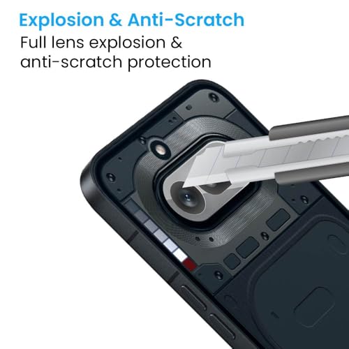Image of ArmourPro Premium Camera Lens Protection Compatible with Nothing 4A (6.78 Inches) With Edge To Edge Full Camera Screen Coverage | Transparent, Pack of 1