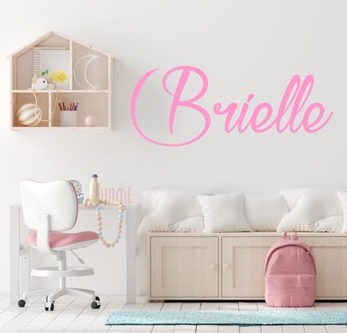 Vinilo decorativo personalizado para pared nombre único