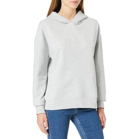 BOSS Damen C_Efessa Kapuzenpullover, Silver48, XS Cover