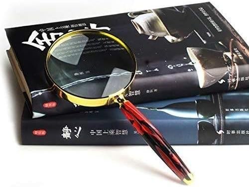 教育趣味拡大鏡Hd子供高齢者ロービジョン読書光学ガラスレンズ、青 【デスクトップブックサポートラック】