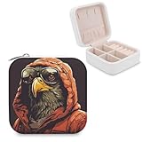 Diseño portátil y compacto: mide 3.9 x 3.9 x 2 pulgadas, este joyero ligero cabe fácilmente en tu bolso o equipaje. Su tamaño compacto lo hace perfecto para el uso diario y viajes, lo que te permite llevar tus accesorios favoritos a cualquier lugar.