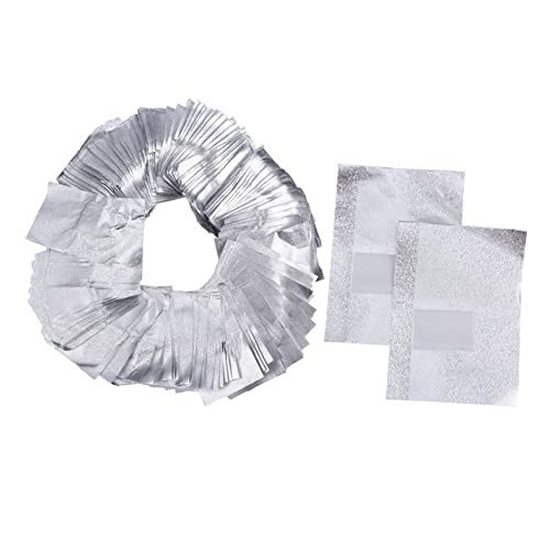 FOMIYES 500pcs Nail Polish Remover Pads Soak off Gel Nail Polish Safe for Home Use