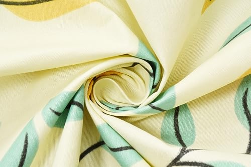 BSB HOME Premium Glace Cotton 180 TC Flat Single Bedsheets Breathable | Wrinklefree (Size-60 X 90 Inch) with 1 King Size Pillow Covers (Size-17 X 27 Inches, Small Flower Print, Green)