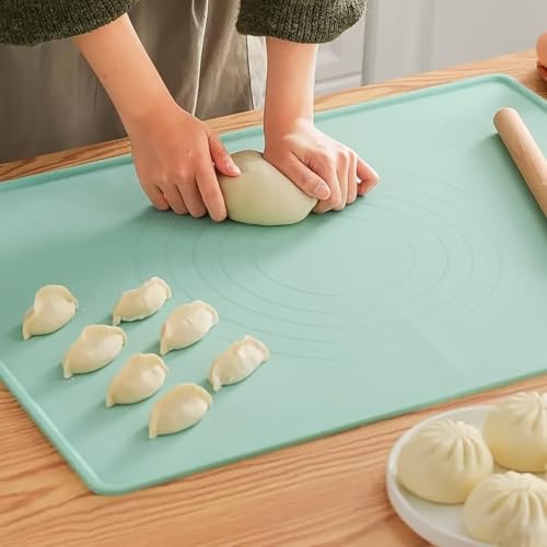 Premium FDA Food-Grade Non-Stick Silicone Baking Mat – Size 16 X 24 inch, Extra Thick, Heat-Resistant, Non-Slip, Waterproof & Durable – Ideal Gift for Kitchen & DIY Projects.