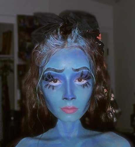 Wismee Blue Face Paint Stick (0.75Oz) Non-Toxic Oil Based Face Makeup Body Paint Stick High Pigmented Body Paint Stick Makeup Caryons For Halloween Special Effect Sfx Makeup #TOP2