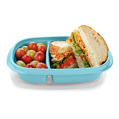 Rubbermaid Takealongs Sandwich Food Storage Containers, 3.7 Cup, Colors May Vary #TOP2