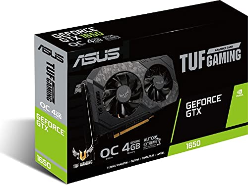 Asus TUF Gaming GeForce GTX 1650 OC Edition 4 GB GDDR6, Scheda Video Gaming, Dissipatore Biventola per Gaming HD, Tecnologia AutoExtreme e chip Turing - Scheda video - Immagine 8