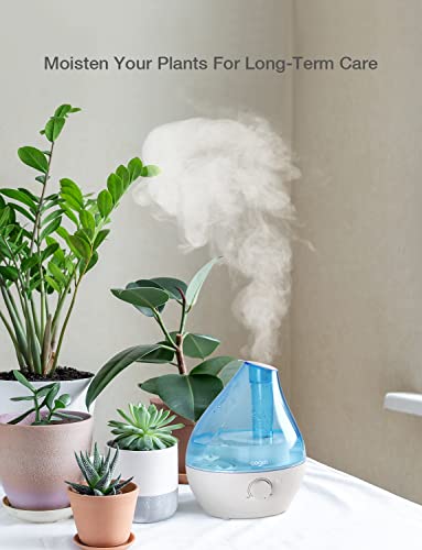 Cegsin Ultrasonic Mist Small Humidifier, Quiet Cool Mist Humidifier For Bedroom & Babies Nursery, Adjust The Fog As You Wish, Automatic Shut-Off, Optional Night Light And Bpa-Free #TOP6
