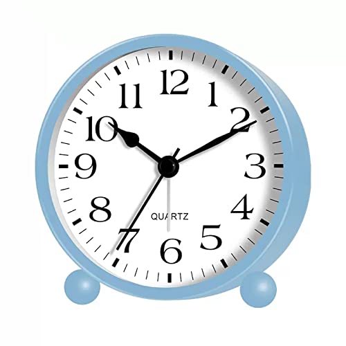 Reloj de escritorio con luz nocturna decorativo para mesas de estudio