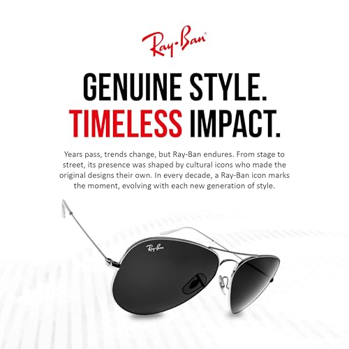 Image of Ray-Ban RB4264 Chromance Square Sunglasses | Ray-Ban Sunglasses for Men - Crystal Polarized Designer Sunglasses with Adjustable Nose Pads