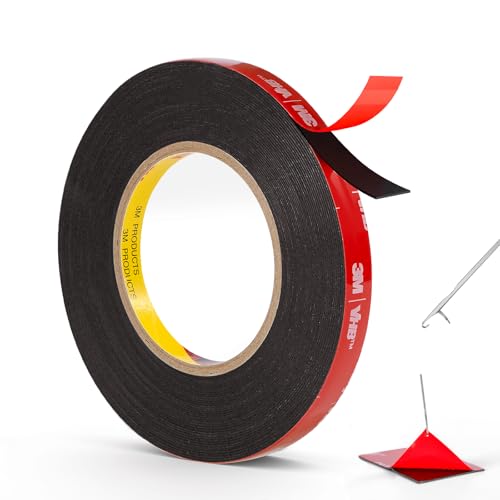 Surekeep Double Sided Tape Heavy Duty, 0.39' Mounting Tape VHB 5925 Strong Adhesive Waterproof for Automotive, LED Strip Lights, DIY Home Décor