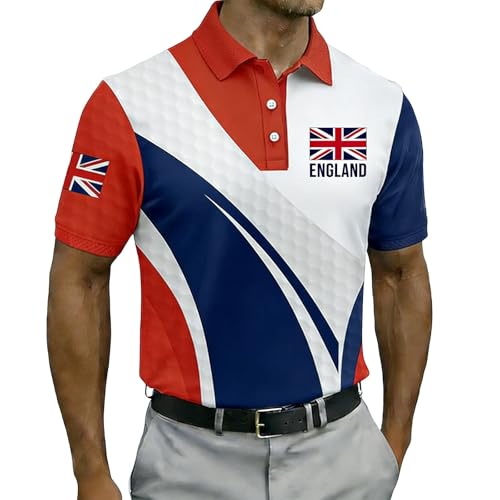 Chemise à manches courtes homme pour tennis et plage tropicale
