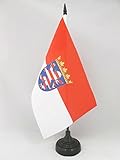 pinscher hessen Anwendung: Innenarchitektur AZ FLAG TISCHFLAGGE Hessen 21x14cm - Hessen TISCHFAHNE 14 x 21 cm - flaggen