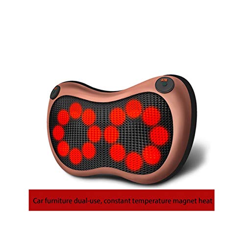 Preisvergleich Produktbild Nackenmassagegerät mit Wärmefunktion für Schulter Nacken Rücken Nackenmassagegerät Shiatsu Elektrisch Massager mit 3 Einstellbaren Geschwindigkeiten Muskel Schmerzlinderung zu Hause Büro und Auto