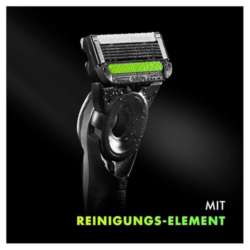 Foto von Gillette Labs Nassrasierer Herren, TESTSIEGER VON GILLETTE BEI STIFTUNG WARENTEST, Rasierer mit Reinigungs-Element + 1 Ersatzklinge, Premium-Magnetdock