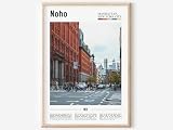 Noho Print, Noho Poster, Noho Wall Art, Print Poster, Colorful City Print, City Artwork, Travel Artwork, Travel Wall Art Unframed #234