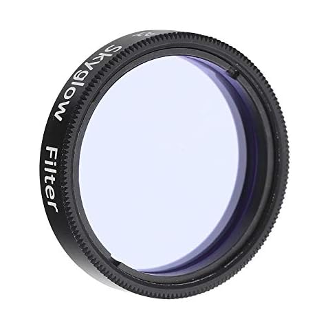 Telescope Filter, Moon Filter for Astronomy, Telescope Eyepiece Standard 1.25 inches Filter Accessories,Thread Pure Optical Glass Lens Reduce Light Pollution Cover