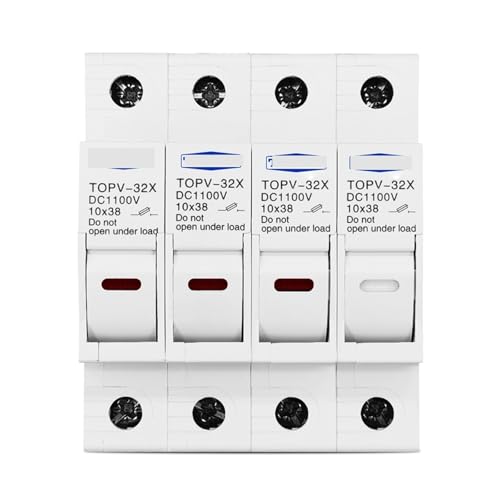 Porte-fusible photovoltaïque 1100V CC avec témoin LED de fusion 10x38mm