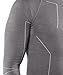 Falke Men Standard Wool Tech Long Sleeve, Grey (Grey-Heather 3757)