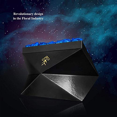 Premium Roses | Flower Delivery | Red Roses | Fresh Cut Flowers | Infinity Roses In A Box | Mother’s Day Gift | Forever Rose | Black Roses (Glossy Gift Box) #TOP1