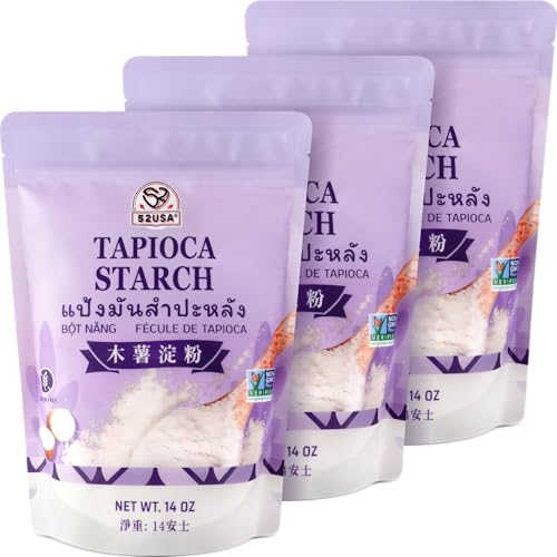 Image of 52USA Tapioca Starch, 42oz (Pack of 3), Tapioca Flour (1190g)