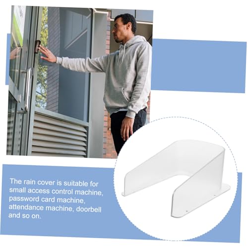 Protector de timbre exterior y mofeta de control de acceso en plástico resistente 6