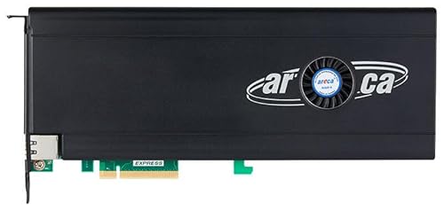 ARC-1886-6N PCIe Gen 4 NVMe RAID Controller M.2 Slot SATA Connector 8GB DDR4 Cache for RAID 0/1/3/5/6/10/30/50/60 Single Disk JBOD