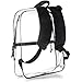 Bags for Less Vinyl Security Clear Bag Stadium Approved Backpack Bookbag with Black Trim Adjustable Straps & Mesh Side