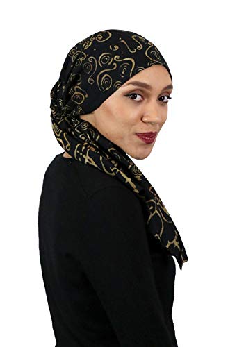 Hats Scarves & More Headscarf Head Wrap for Women Chemo Headwear Cancer Scarf Head Covering Bali Batik 15 x 60 Inches3