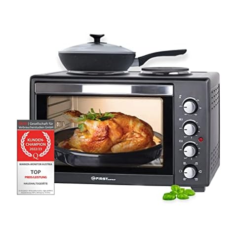 TZS First Austria Minibackofen 60 Liter 3400 Watt Mini-Backofen Cover