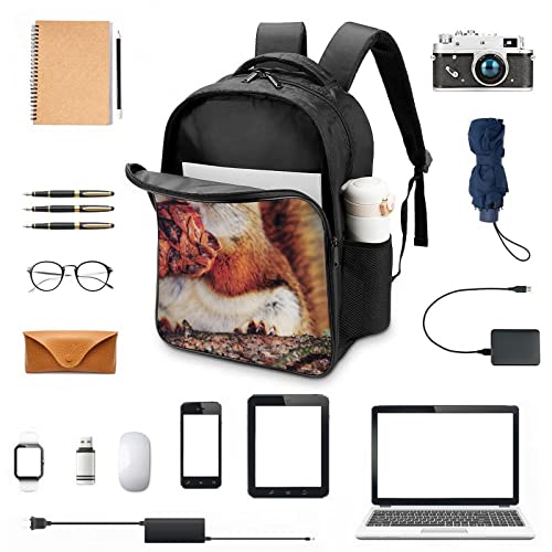 Sac à dos décontracté écureuil 3D cartable de mode enfant