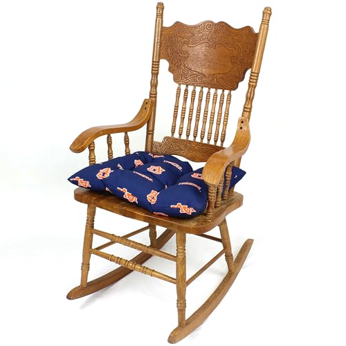 Image of College Covers Everything Comfy Auburn Tigers Rocker Pad - Chair Cushion