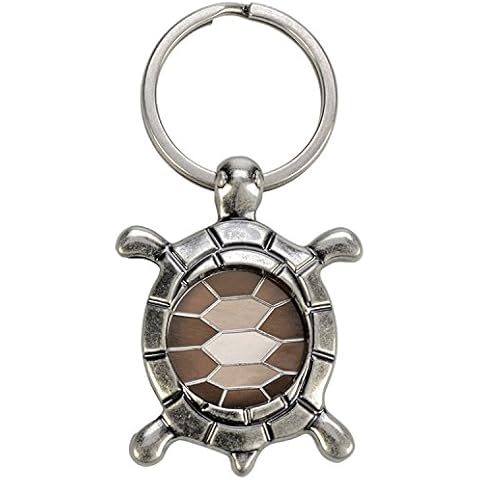Blue Bug Stainless Steel Turtle Coin Holder with coin (EURO size) - silver Cover