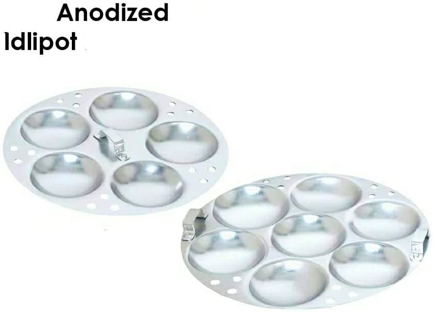 Subaa-Standard-Anodised-Aluminium-Idly-Maker-Satti-Steamer-Cooker-Breakfast-Idly-Maker-12-Pot13-Kg-Export-Quality-Silver