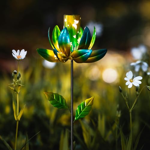 Stargarden Outdoor Solar Wind Spinners, Solar Wind Sculptures & Spinners