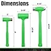 GRIP 3 pc Deadblow Multi-Purpose Hammer Set - 12 oz Brass Hammer, 1 lb Ball Peen Hammer, 1/2 lb Deadblow Mallet - Metal Shaping - Home, Garage, Workshop