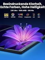 JSAUX FlipGo 16" Touchscreen Dual Laptop Screen Extender, 2.5K Triple Monitor Display Erweiterung, Laptop Touch Bildschirm Erweiterung für Windows, EIN-Kabel-Verbindung/Magnetisches Design/Hub Inside – Ansicht 3