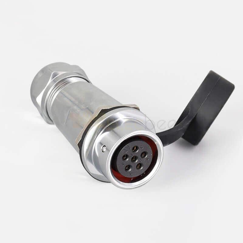 SF20 6 Pin Quick Push-Pull Metal Male Female Docking Camera Cable Waterproof Industrial Circular Aviation