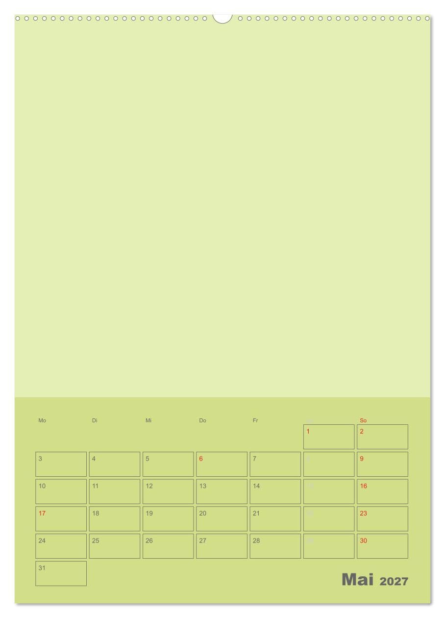 CALVENDO - Bastel Terminkalender (Wandkalender 2027 DIN A2 hoch), Monatskalender: Termine haben wir alle! Dieser Bastel Kalender bietet die Möglichkeit ihn selbst zu Gestallten und Ihren Kreativen Ide