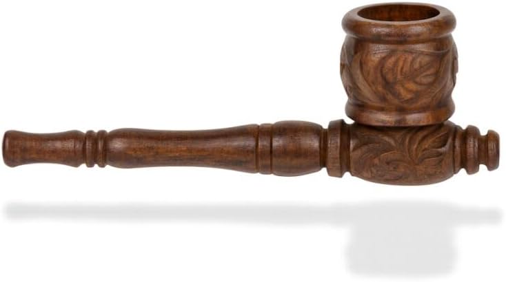 Weedness Holz-Pfeife in Braun 10 cm aus Ebenholz handgeschnitzt – Tabak Pfeife Pfeifchen Smoking Pipe Rauchen Weedness Holz-Pfeife in Braun 10 cm aus Ebenholz handgeschnitzt – Tabak Pfeife Pfeifchen Smoking Pipe Rauchen