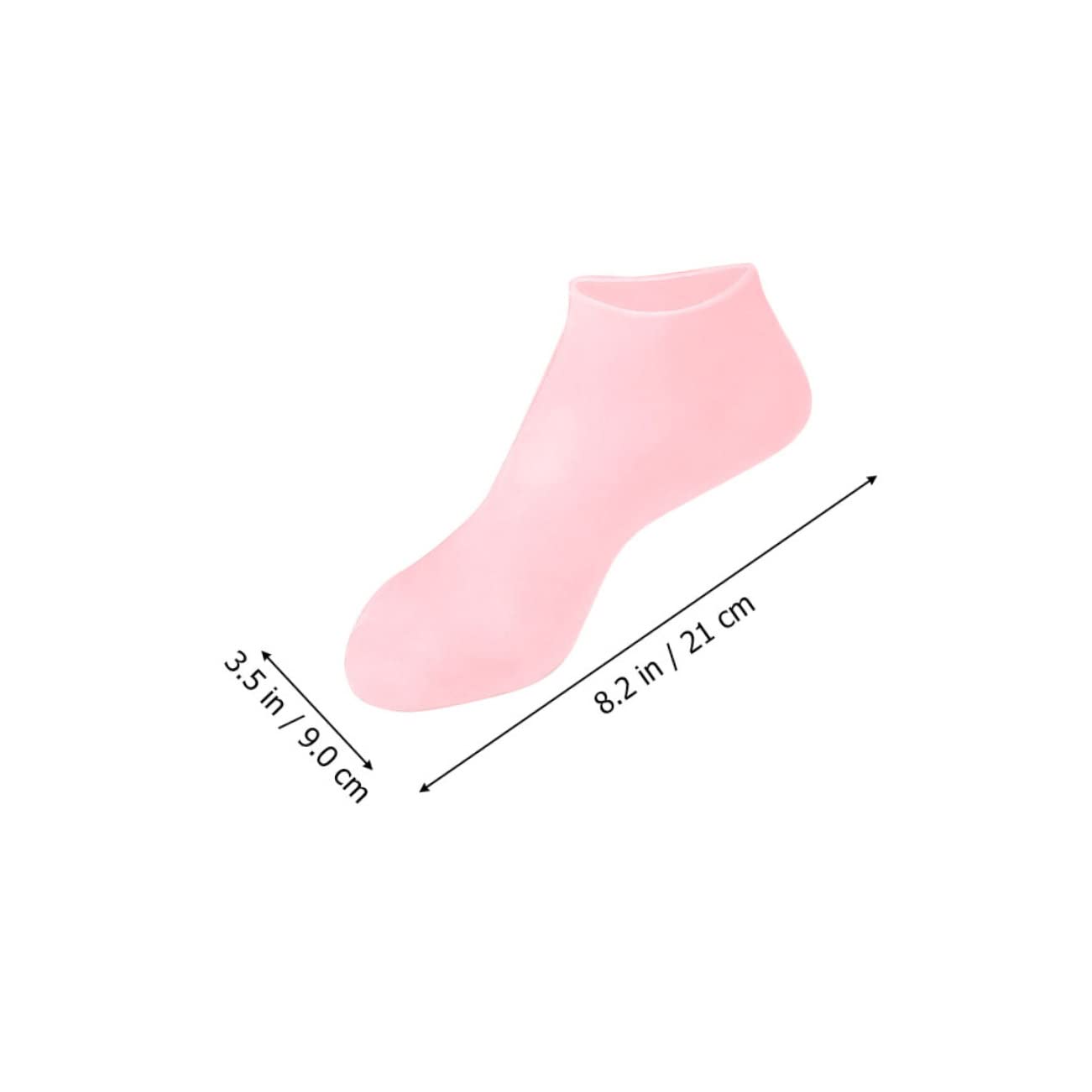 OHPHCALL 2 Pair Spa Foot Socks Boys and Girls Moisturizing Socks for Feet Care Cracked Heel Relief