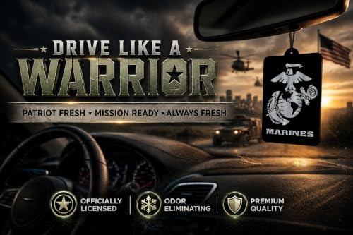 Image of Elektroplate US Marine Corps Insignia Car Air Freshener 6-Pack