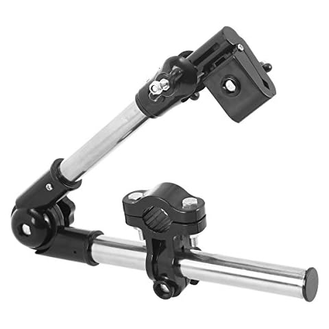 OUNONA Umbrella Mount Stand Adjustable Outdoor Umbrella Holder for Bike Electric Bicycle Stroller Wheel Chair (Black) Cover
