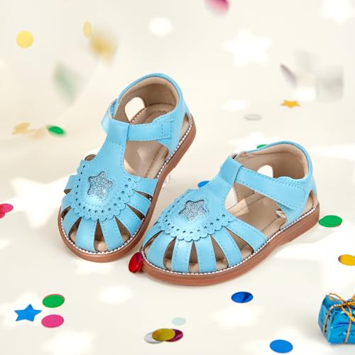 Image of Kiderence Toddler Girls Sandals Little Girls Kids Summer Shoes Toddler Sandals